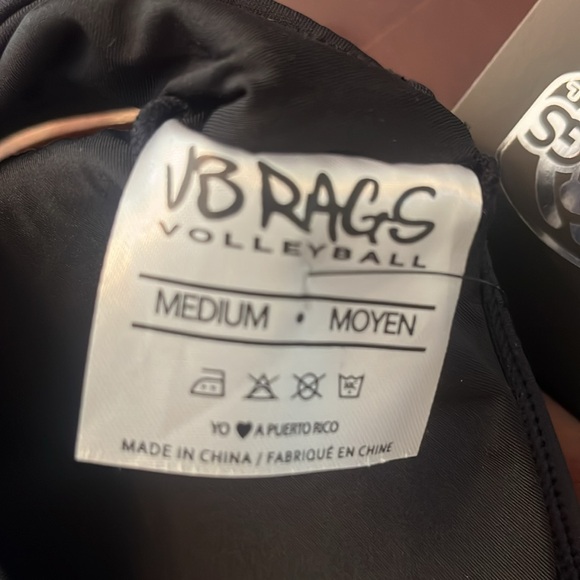 NWT VB Rags Hobbies Quick-Dry. Strappy Racerback Sports Bra. Size M. - Picture 9 of 12